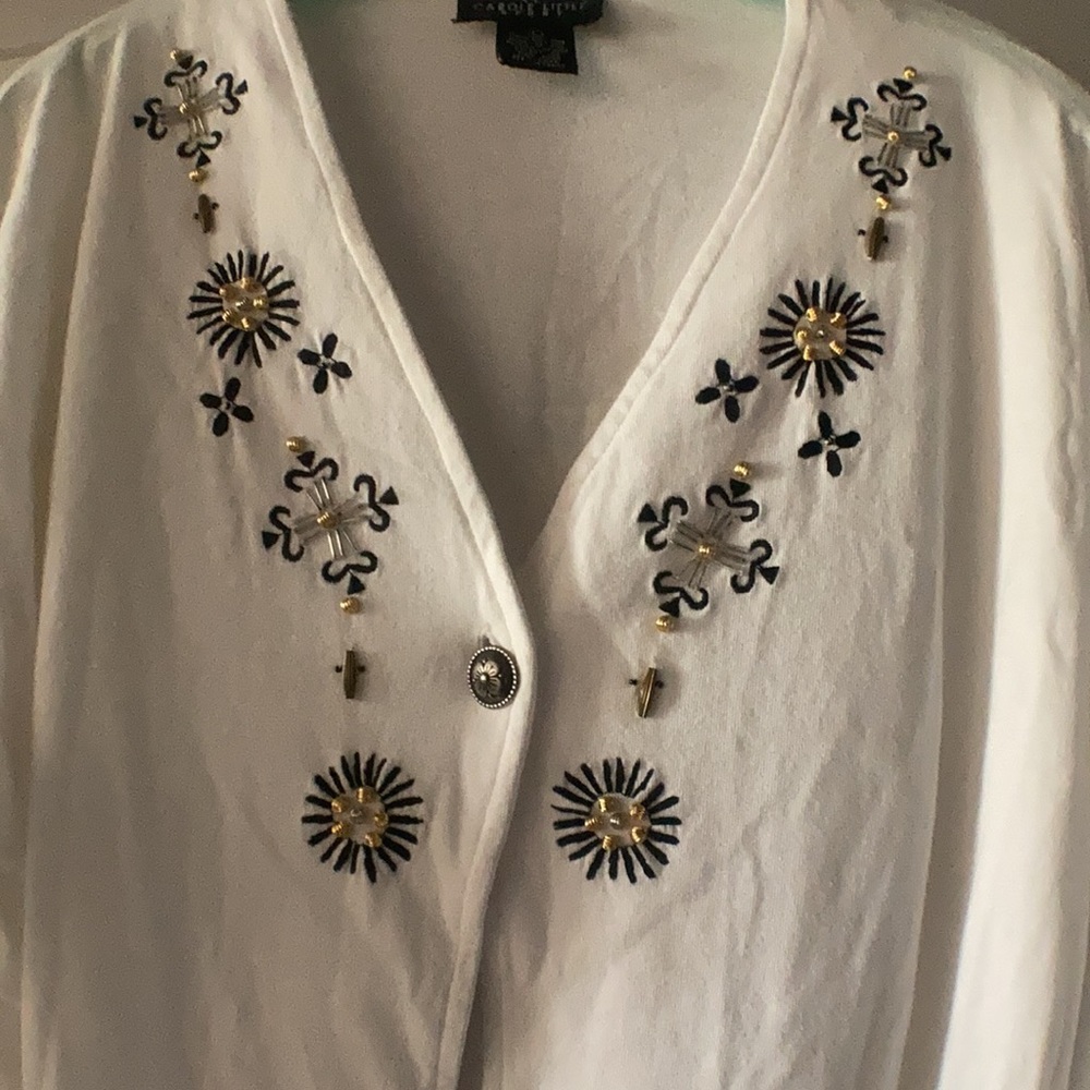 Vintage Carole Little lightweight jacket - Picture 2 of 5